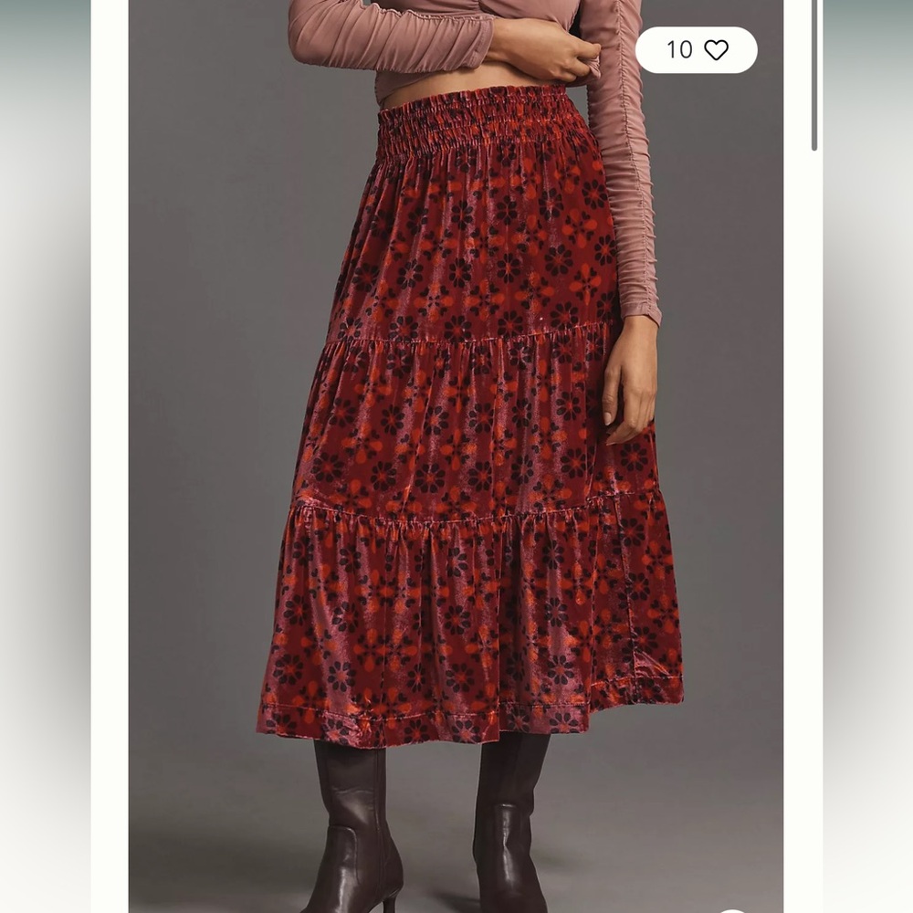 The Somerset Maxi Skirt: Nina Pace Velvet Edition